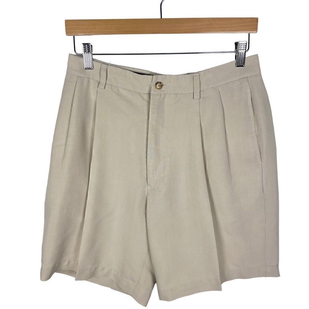 PGA Tour Collection Pleated Front Golf Shorts Khaki Men’s size 30